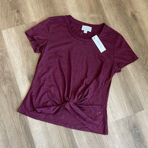 Purple Francesca’s Top NWT!!